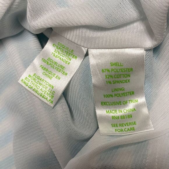 Lilly Pulitzer Blue Striped Sleeveless Dress Size Small - Picture 4 of 5